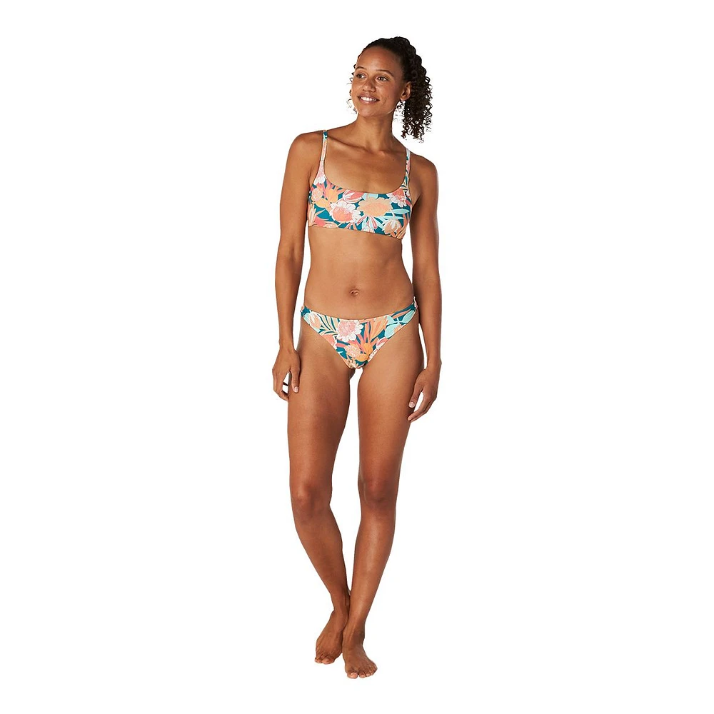 Speedo Women's Print Cross Back Bikini Top