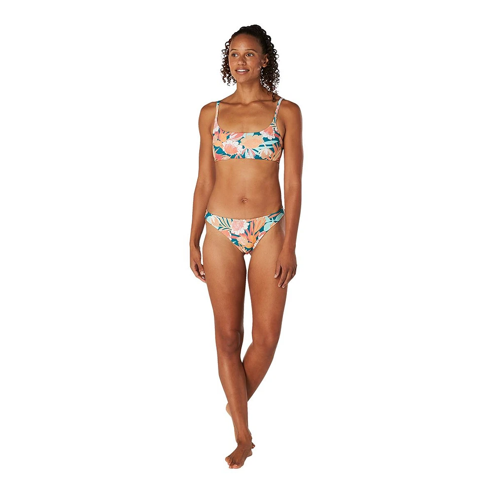 Speedo Women's Print Scoop Bikini Bottom