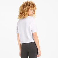 PUMA Women's Essentials Cotton Crop T Shirt, Relaxed Fit