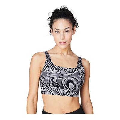 FWD Women's Core Swirl Print Medium Sports Bra