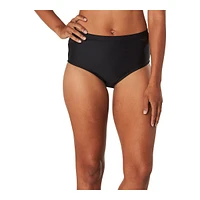 Speedo Women's Solid Mesh Bikini Bottom