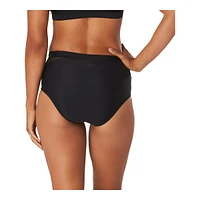 Speedo Women's Solid Mesh Bikini Bottom