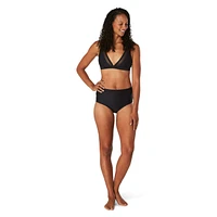 Speedo Women's Solid Mesh Bikini Bottom