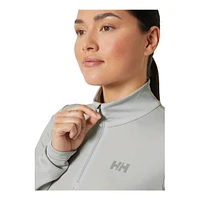 Helly Hansen Women's Lifa Active Solen 1/2 Zip Long Sleeve Top