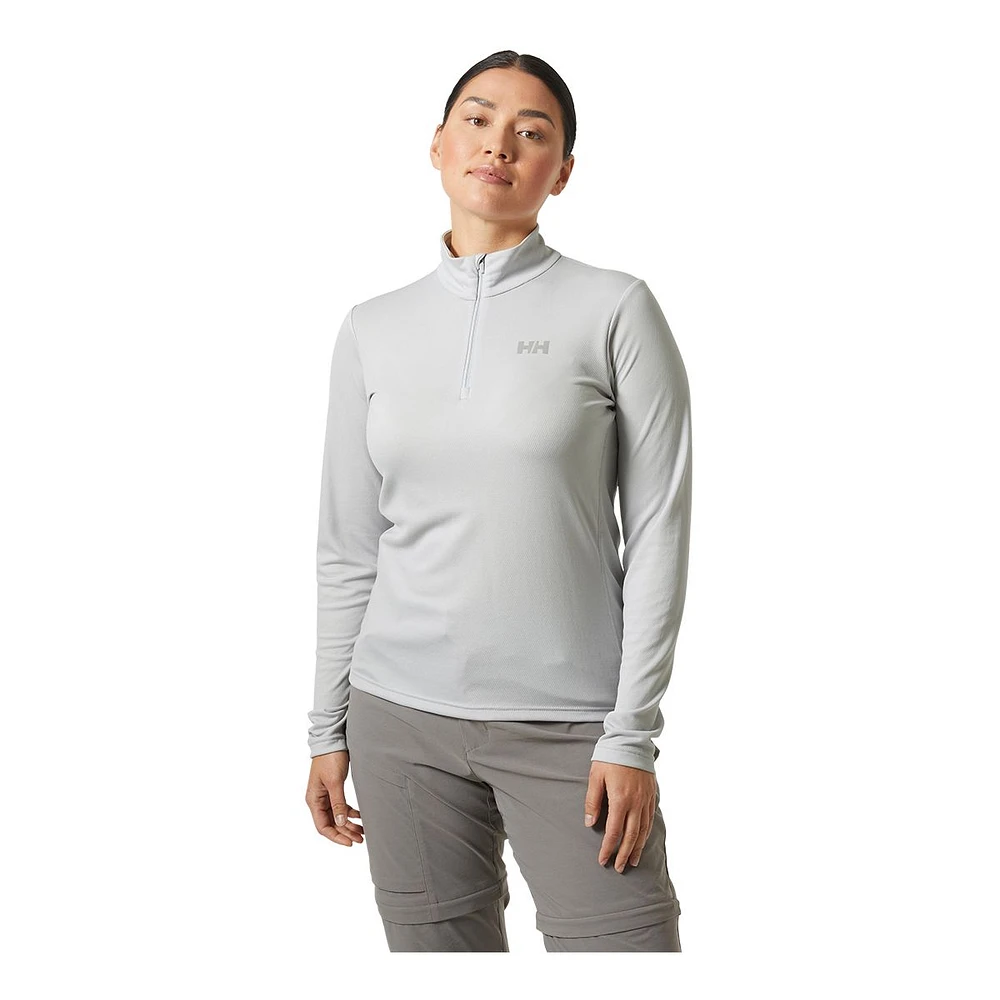 Helly Hansen Women's Lifa Active Solen 1/2 Zip Long Sleeve Top