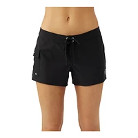 O'Neill Women's Saltwater Solid Stretch Boardshorts