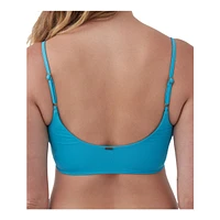 O'Neill Women's Saltwater Solid Trestles Bikini Top