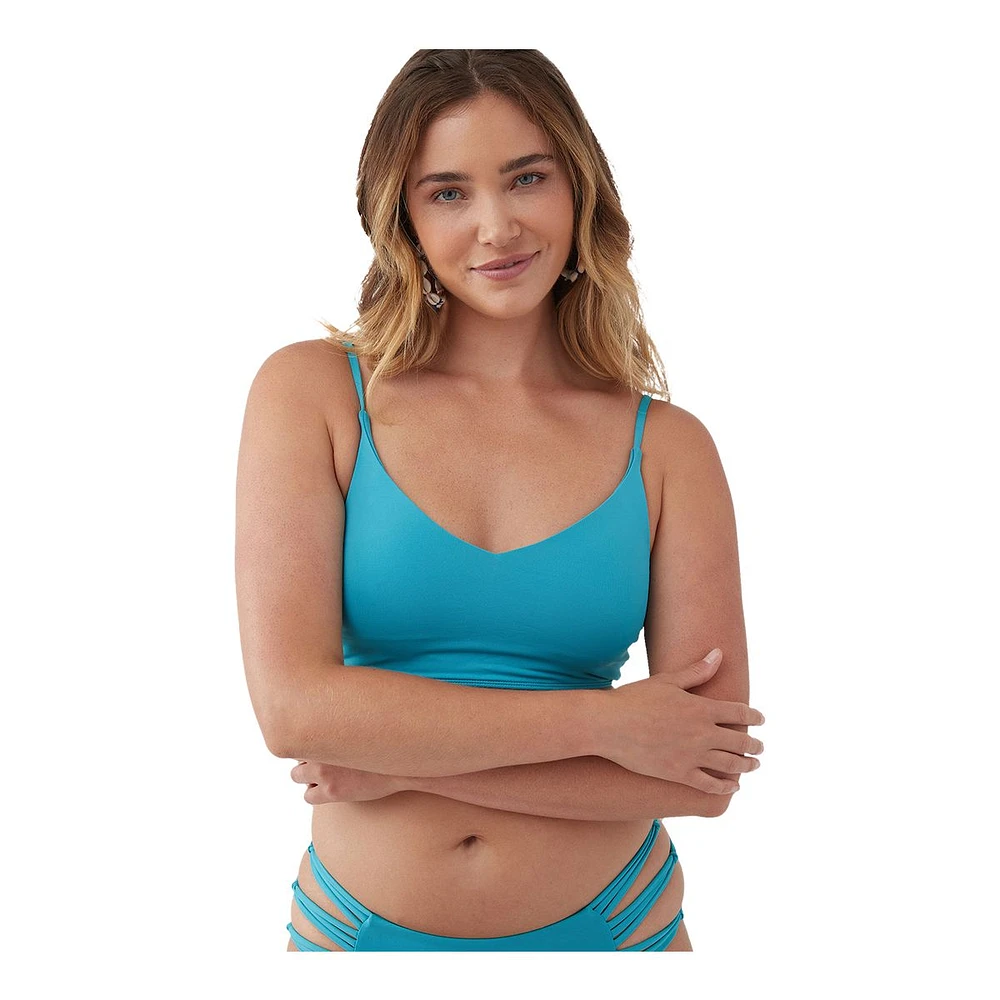 O'Neill Women's Saltwater Solid Trestles Bikini Top