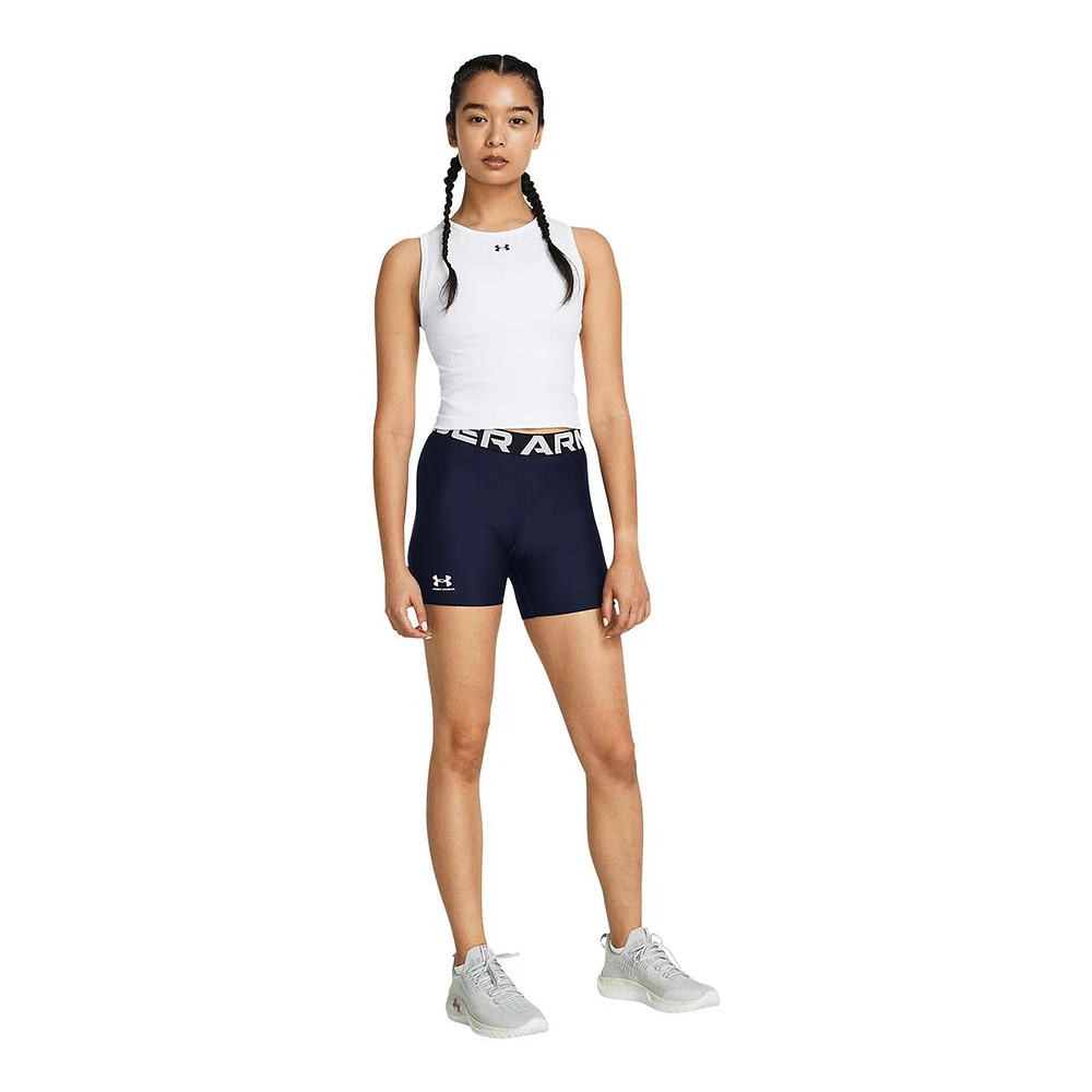 Under Armour Women's HeatGear© Authentics Middy Shorts