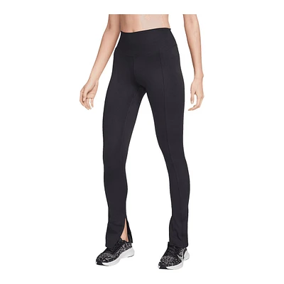 Nike Women's Dri-FIT One High Rise Split Hem Tights