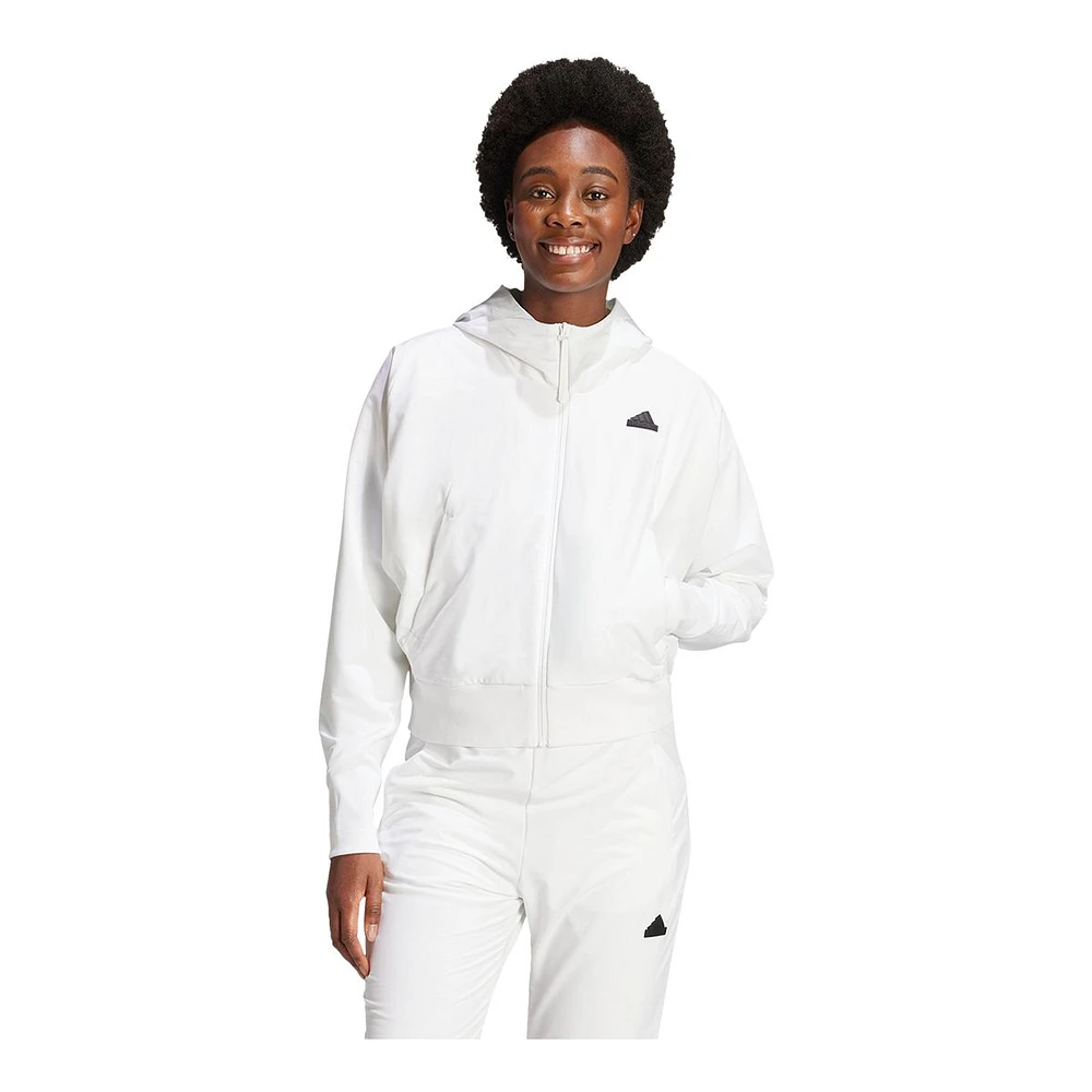 adidas Women's Z.N.E Woven Full Zip Jacket