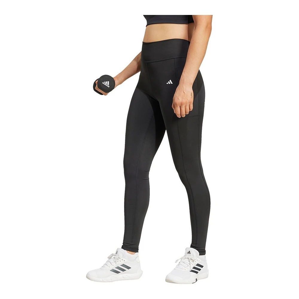 adidas Women's Train Optime Stash High Rise Tights