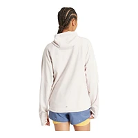 adidas Women's Run Own The 3-Stripe Hoodie