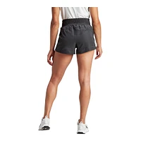 adidas Women's Train Pacer Woven High Rise 5 Inch Shorts