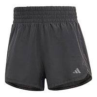 adidas Women's Train Pacer Woven High Rise 5 Inch Shorts