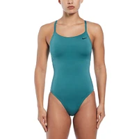 Nike Women's Lace Up Back One Piece Swimsuit