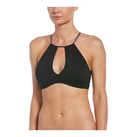 Nike Women's Lace Up High Neck Bikini Top