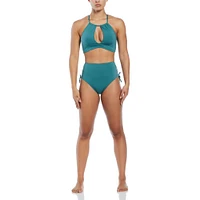 Nike Women's Lace Up High Neck Bikini Top