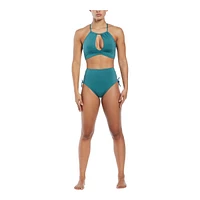 Nike Women's Lace Up High Neck Bikini Top