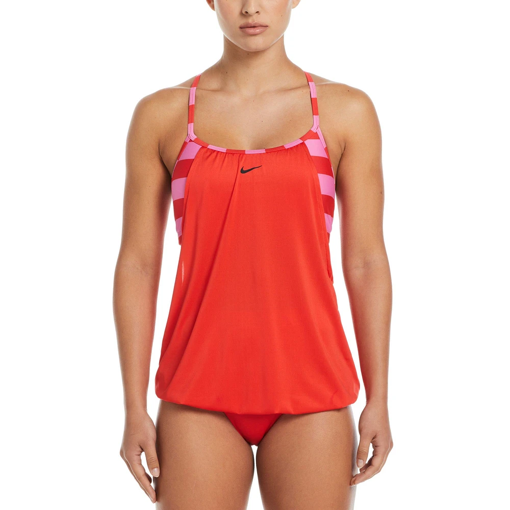 Nike Women's Statement Stripe Layered Tankini