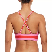 Nike Women's V Neck Midkini Statement Stripe Tankini