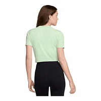 Nike Women's Essentials Slim Cropped LBR T Shirt