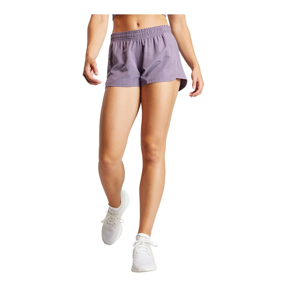 adidas Women's Heather Woven Pacer Shorts