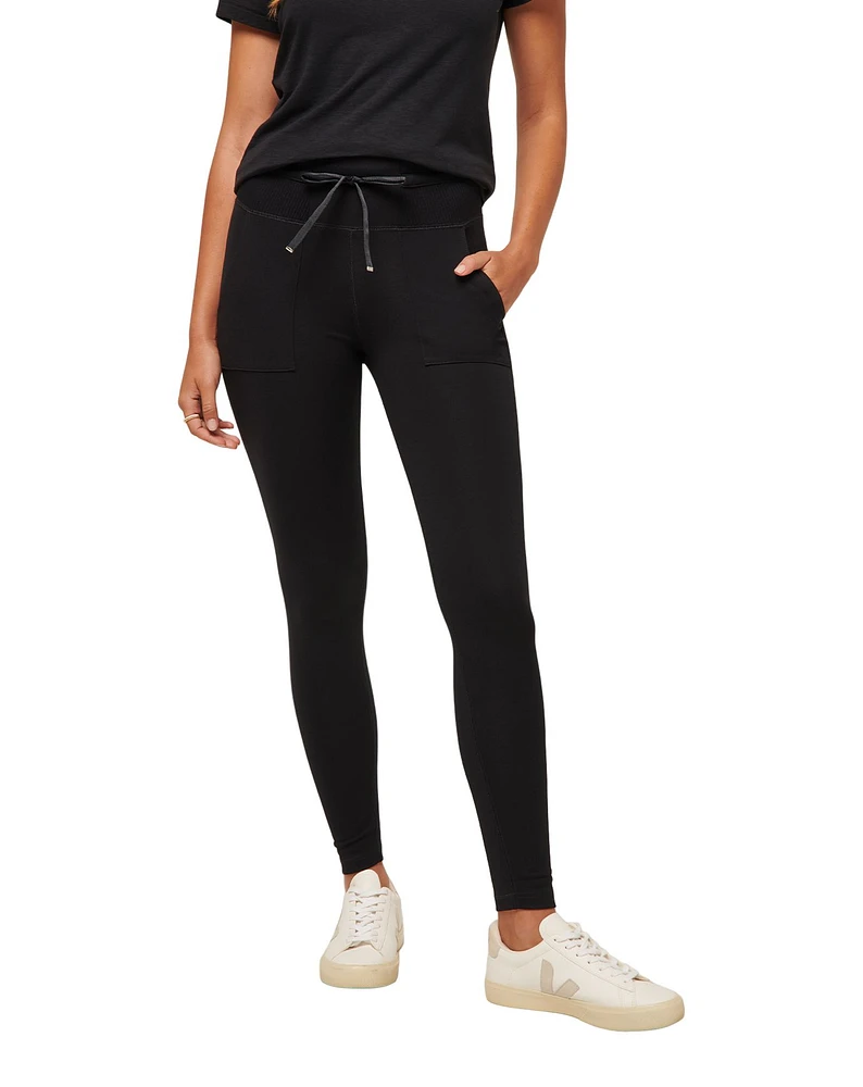 TravisMathew Women's Friday Ponte Pocket Golf Leggings