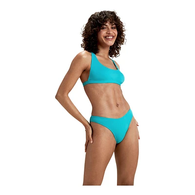 Speedo Women's Fluente Solid Scoop Bottom