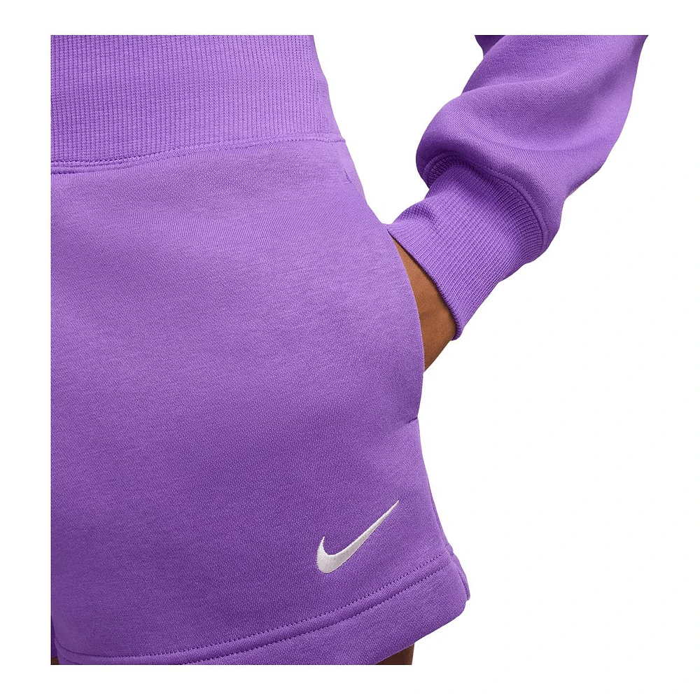 Nike Women's Phoenix Fleece High-Rise Shorts