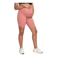 Nike Women's Maternity Dri-FIT One High Rise 8 Inch Shorts