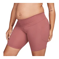 Nike Women's Maternity Dri-FIT One High Rise 8 Inch Shorts