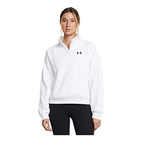 Under Armour Women's Fleece Pro Half Zip Long Sleeve Top