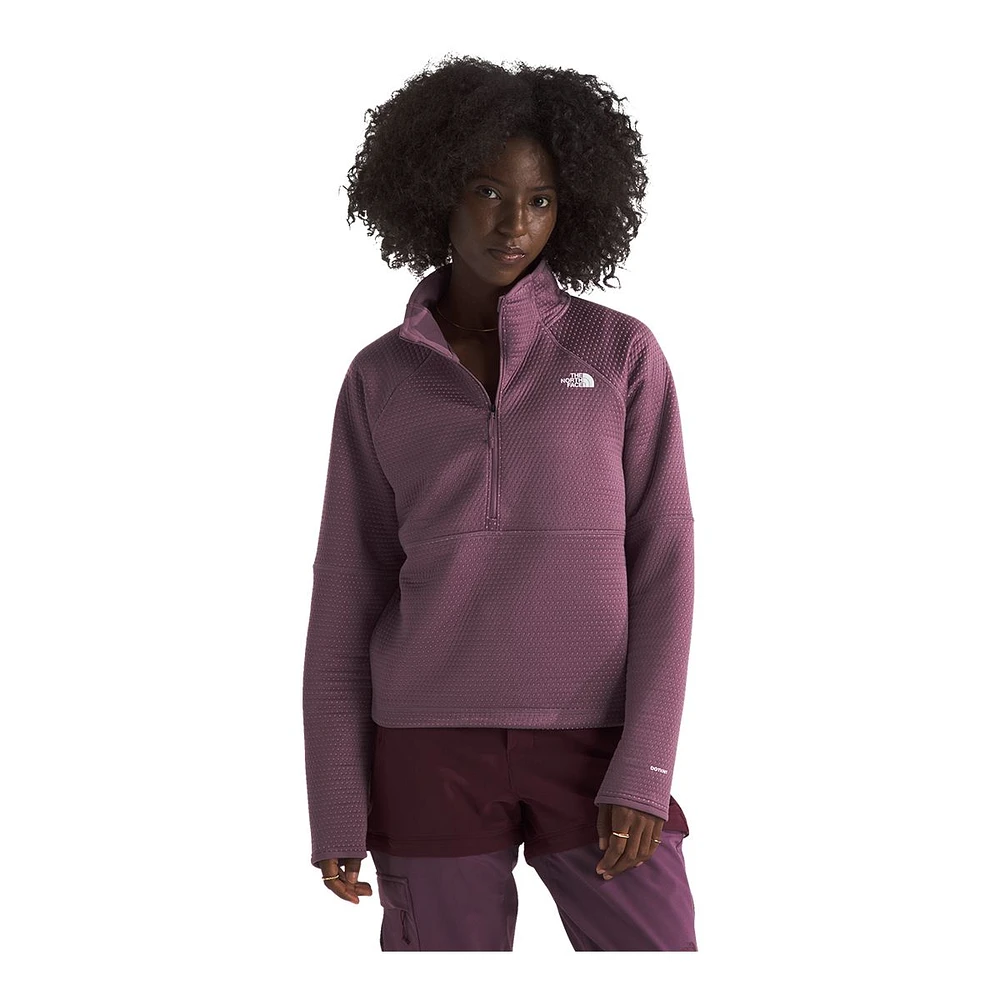 The North Face Women's Dotknit Thermal 1/4 Zip Jacket