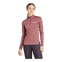 adidas Women's Terrex Multi Half Zip Long Sleeve T Shirt