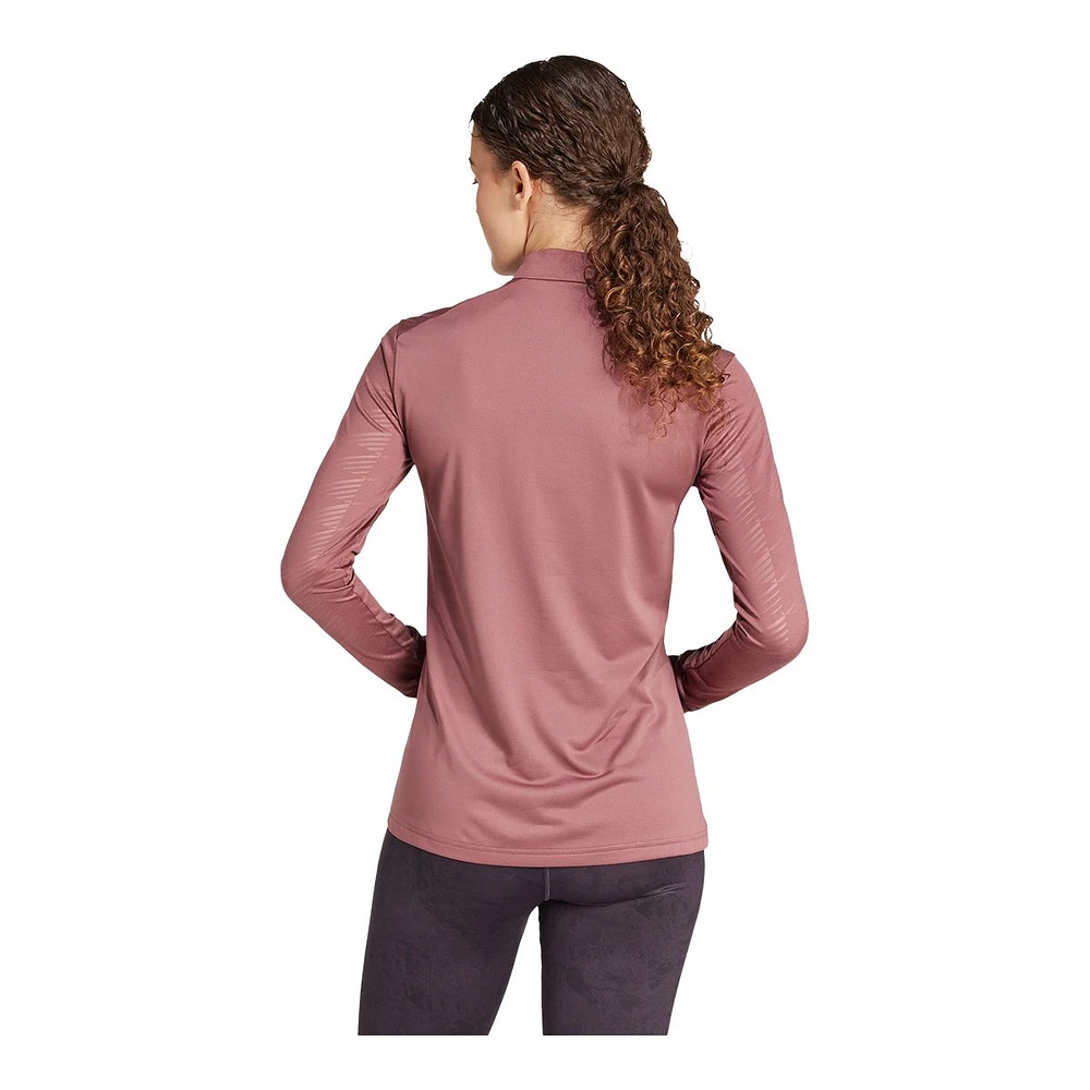 adidas Women's Terrex Multi Half Zip Long Sleeve T Shirt