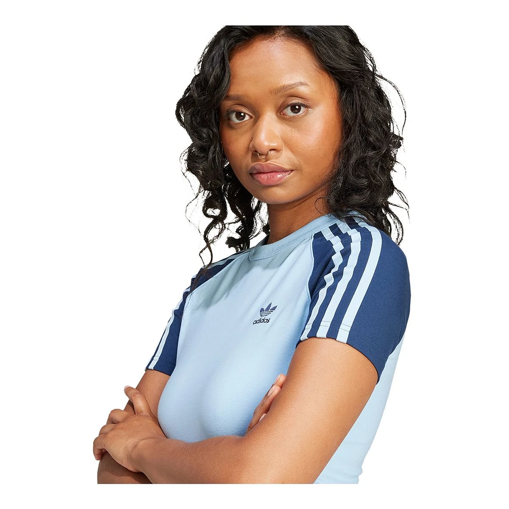 adidas Originals Women's 3-Stripe Slim T Shirt