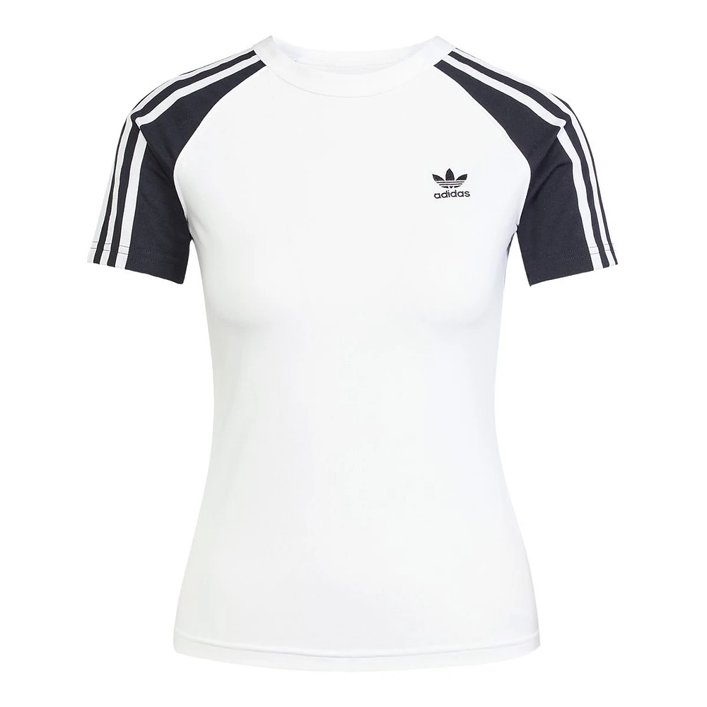 adidas Originals Women's 3-Stripe Slim T Shirt