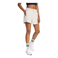 adidas Women's Sportswear 3-Stripe Woven Shorts