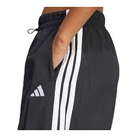 adidas Women's Sportswear 3-Stripe Woven Big Logo Pants