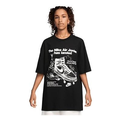 Jordan Women's J Graphic Oversized T Shirt