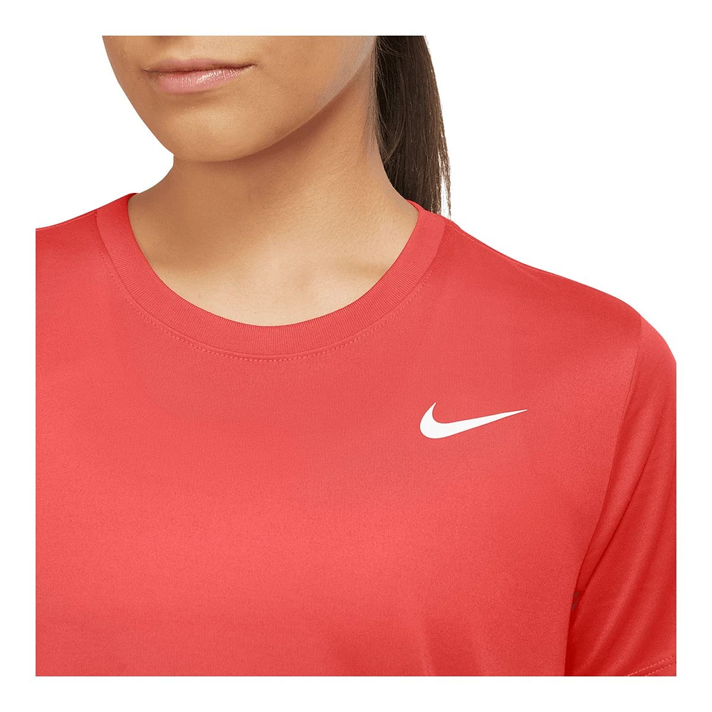 Nike Women's Legend RLGD LBR T Shirt, Relaxed Fit, Dri-FIT