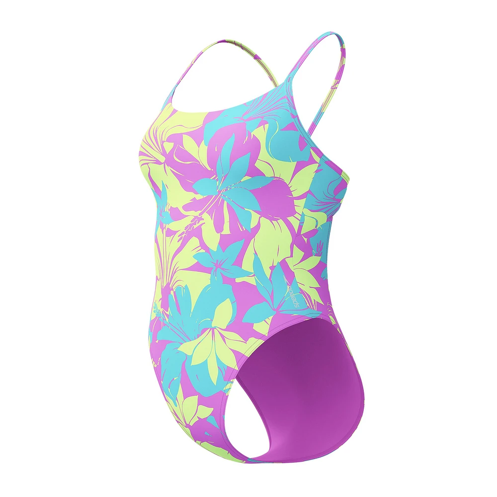 Speedo Women's Print Thinstrap One Piece Swimsuit