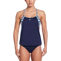 Nike Women's Off Stripe Layered Tankini Top