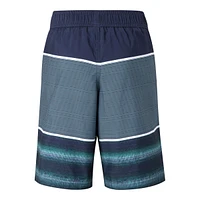 Ripzone Boys' Sproat Striped Swim Trunks