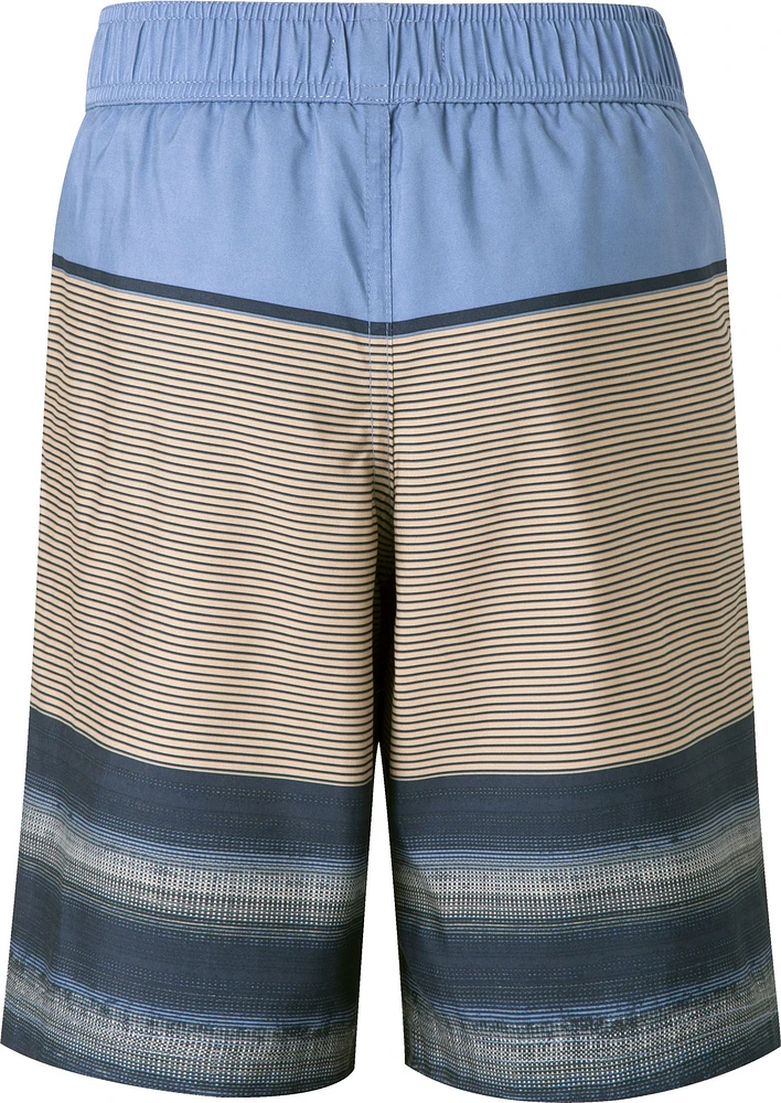 Ripzone Boys' Sproat Striped Swim Trunks