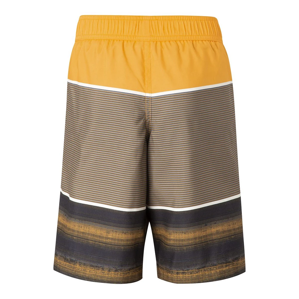 Ripzone Boys' Sproat Striped Swim Trunks