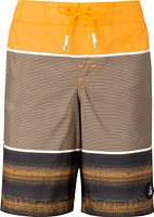 Ripzone Boys' Sproat Striped Swim Trunks