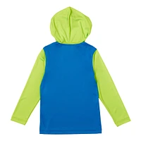 Speedo Boys' Hooded Long Sleeve Swim Shirt