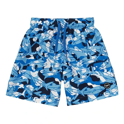 Speedo Boys' Shark Park Redondo Volley Shorts